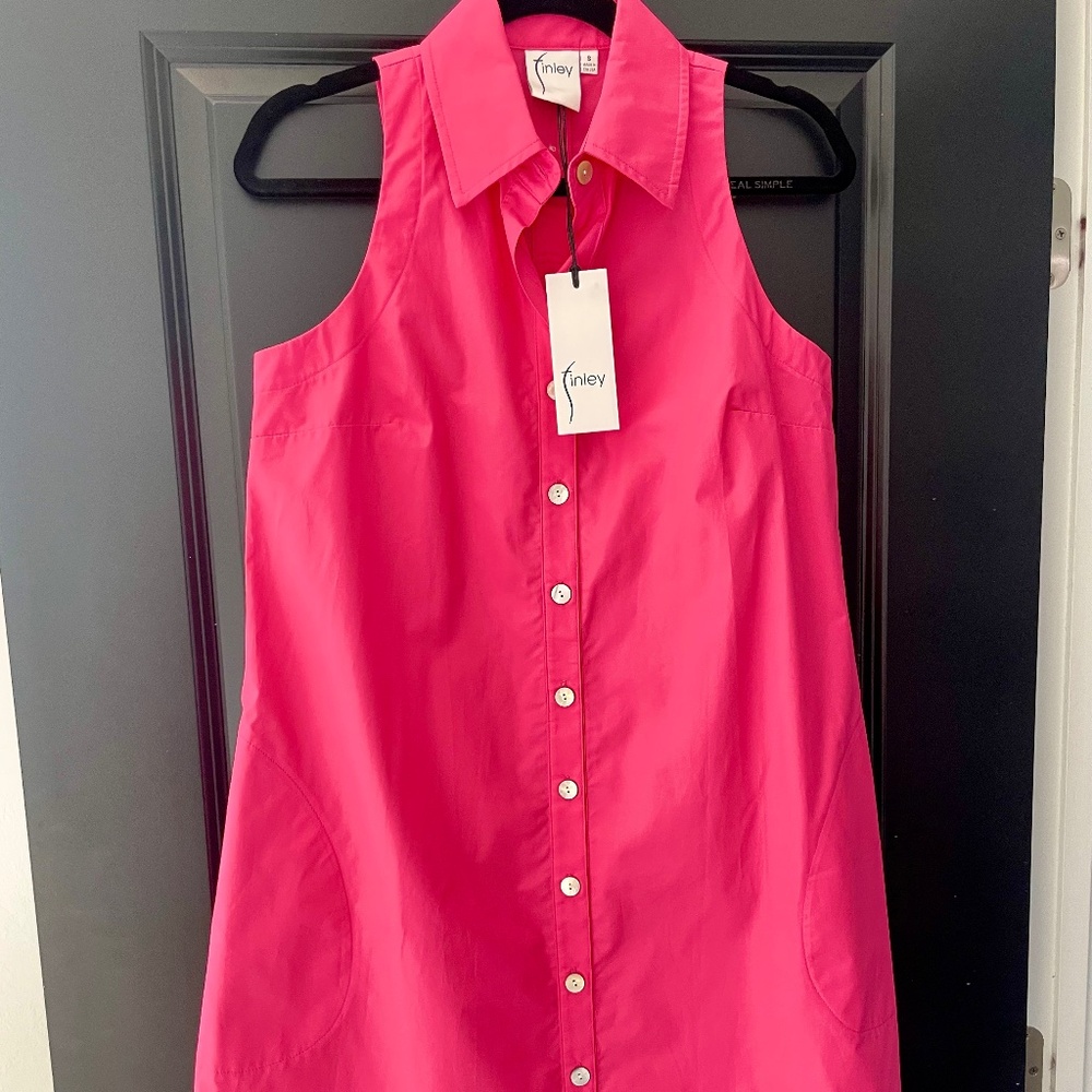 Finley Swing Dress, Small, Fuchsia